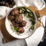 venison kefta meatballs