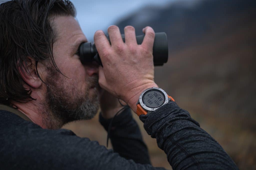 The Garmin Fenix 7X.