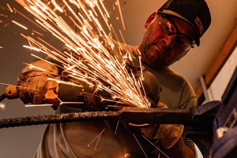 josh smith of montana knife company, making knives