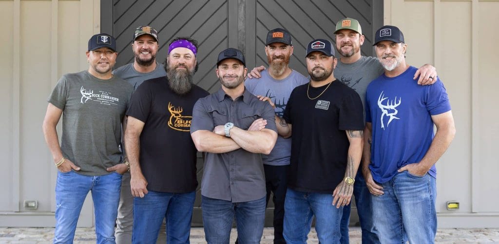 The Buckmen, Jason Aldean, Luke Bryan, Willie Robertson, Ryan Busbice, Adam LaRoche, Tyler Farr, Ryan Langerhans, Tombo Martin