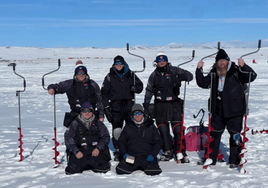 team usa ice fishing