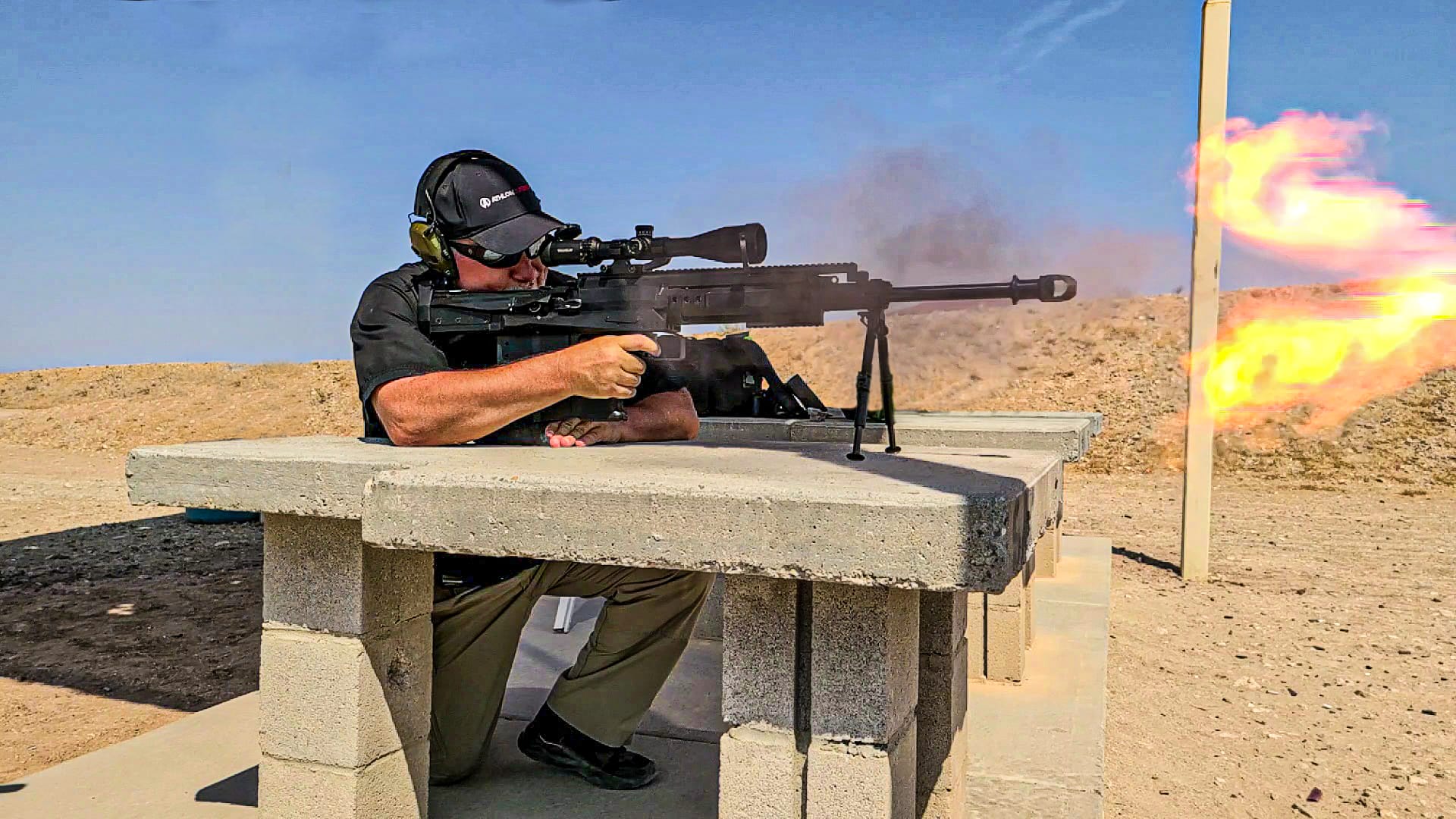 fred mastison shooting a gm6 lynx .50 bmg