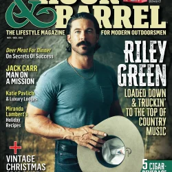 Country music star Riley Green graces the cover of Hook & Barrel's November - December 2024 Issue