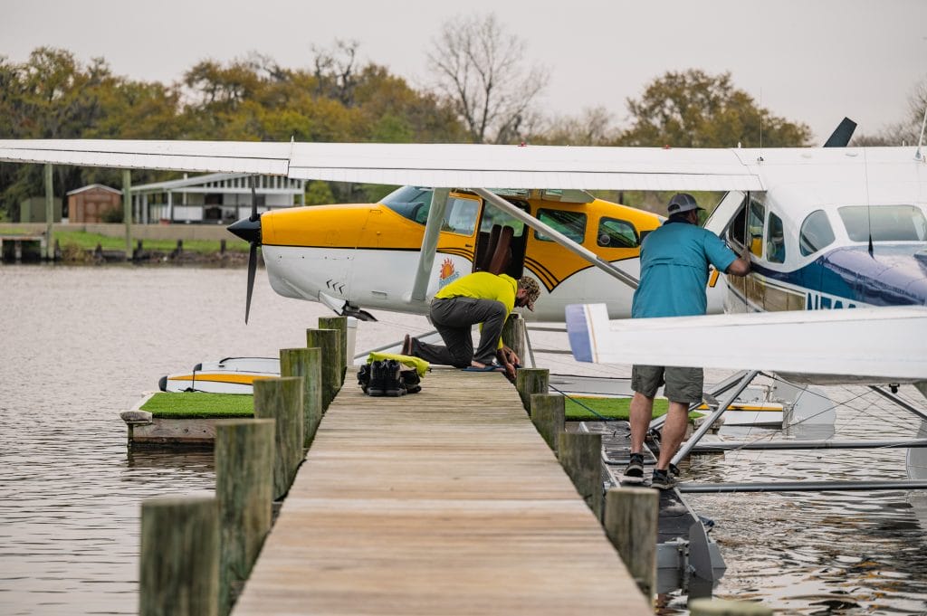 cajun fishing charters sea plane