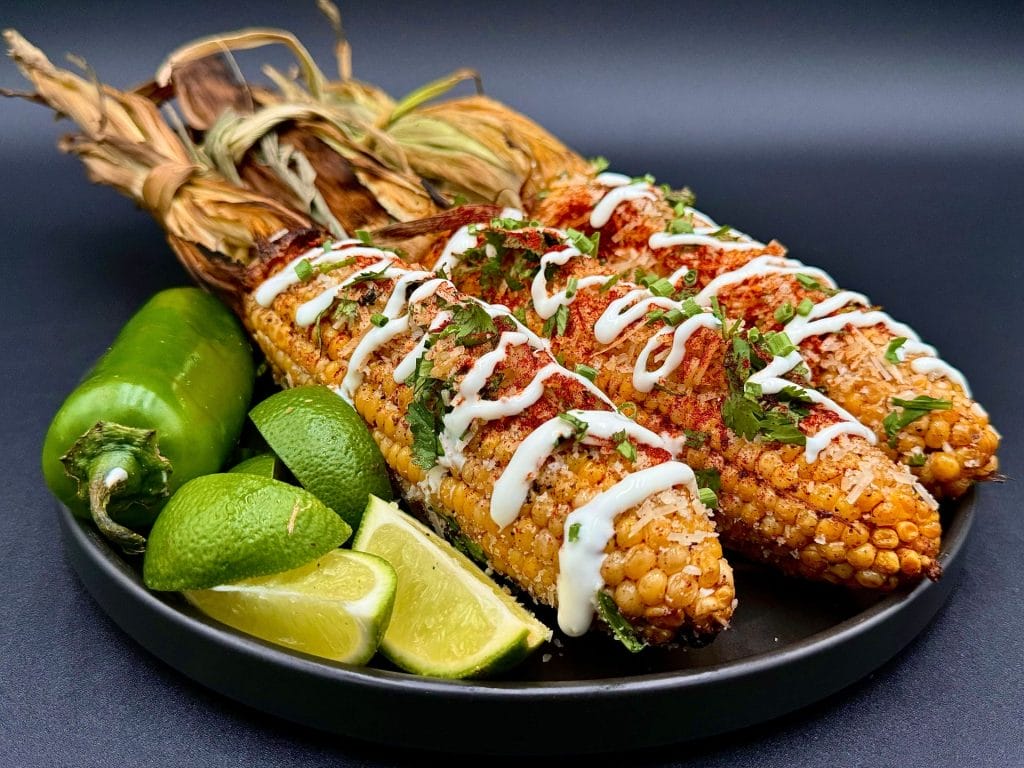 smoked corn on the cob