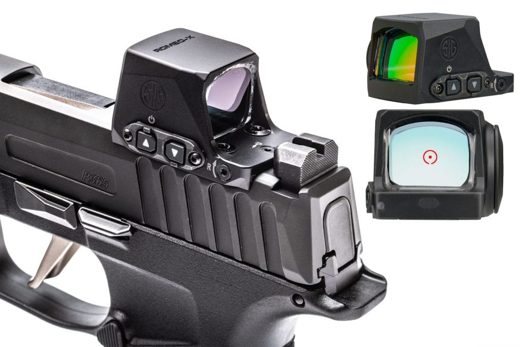 The newly released ROMEO-X Enclosed Compact Reflex sight kept the author on target during his range session.