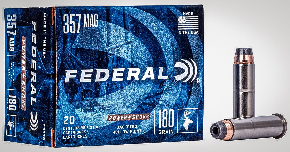 Federal Premium's Power Shok ammo in .357 Magnum