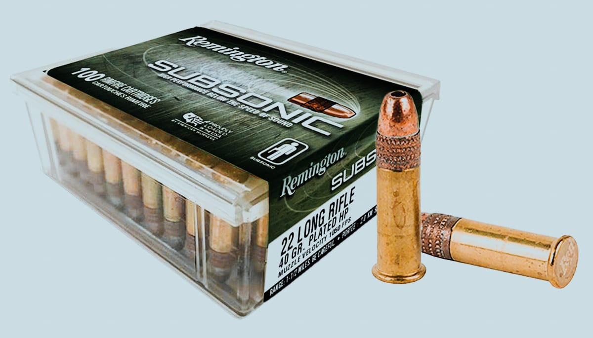 remington subsonic .22 LR ammo