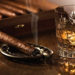 cigars and whiskey