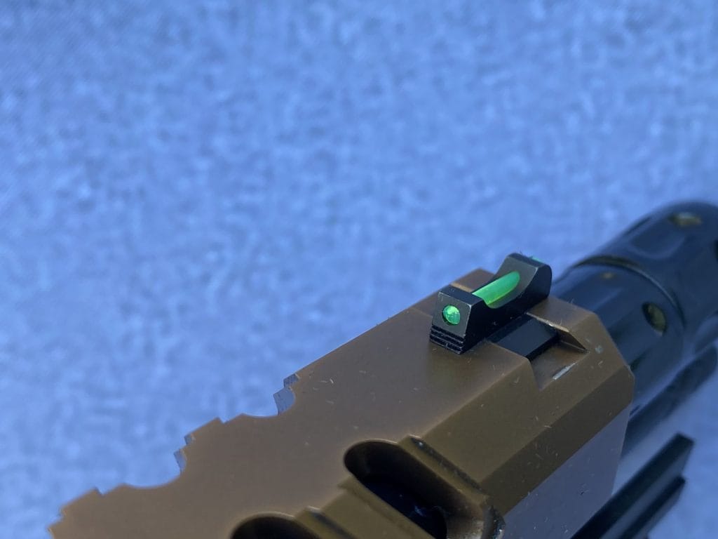 Kimber 2K11 fiber optic sights