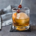 smoked ice cocktail