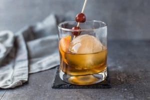 smoked ice cocktail